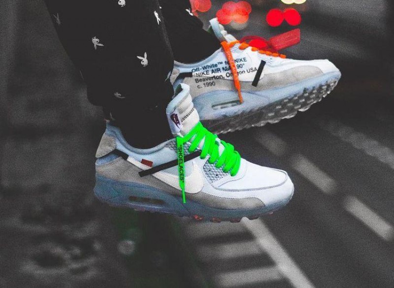 off white air max 90 shoelaces