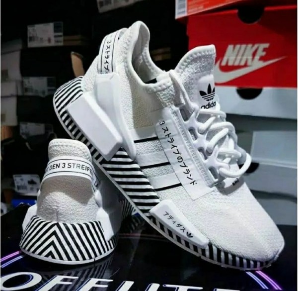 adidas nmd r1 dazzle camo white