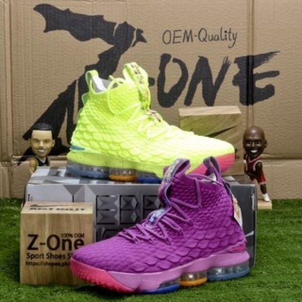 nike lebron 15 multi/white