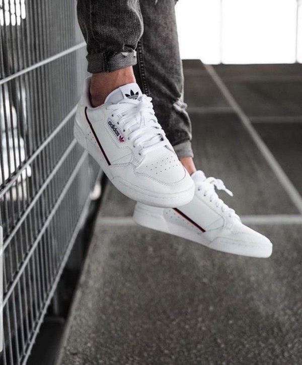 adidas continental 80 grey yellow