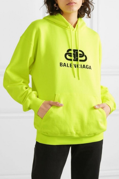 balenciaga neon sweatshirt