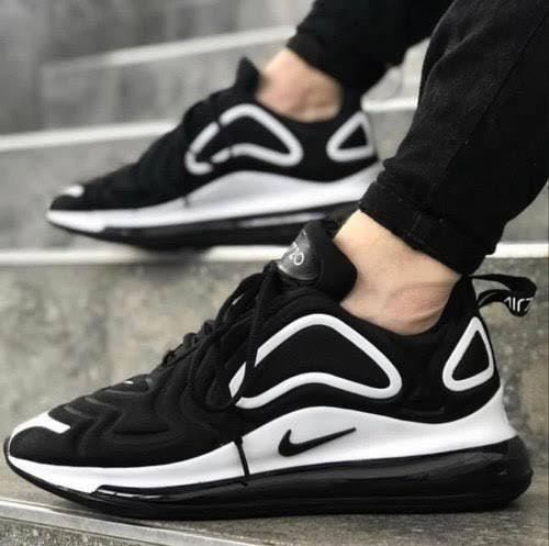 nike airmax 720 black white