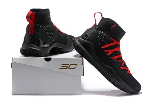 curry 5 black red