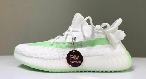 yeezy green white