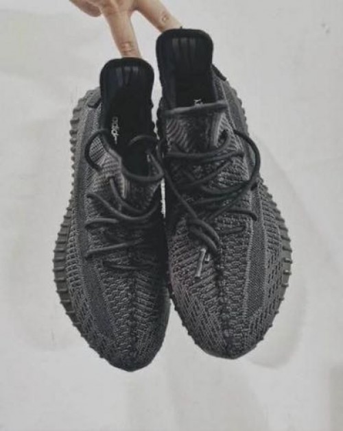 yeezy black reflective and non reflective