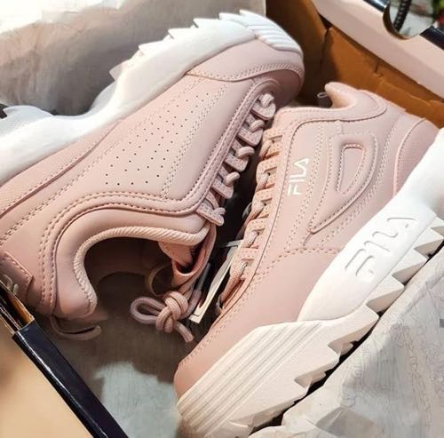 fila disruptor patent pink