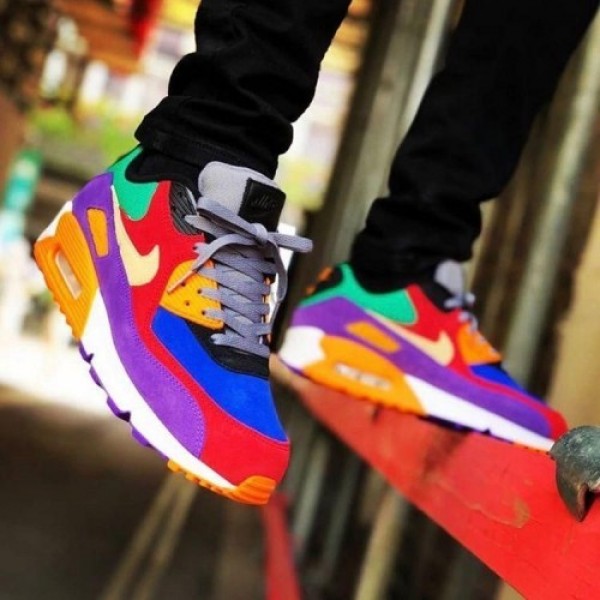 multi coloured air max 90