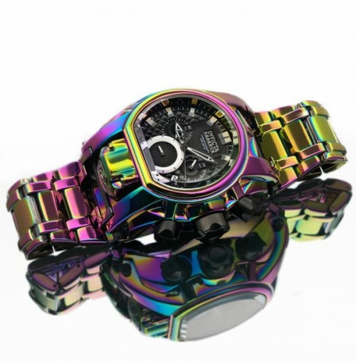 invicta rainbow plating watch