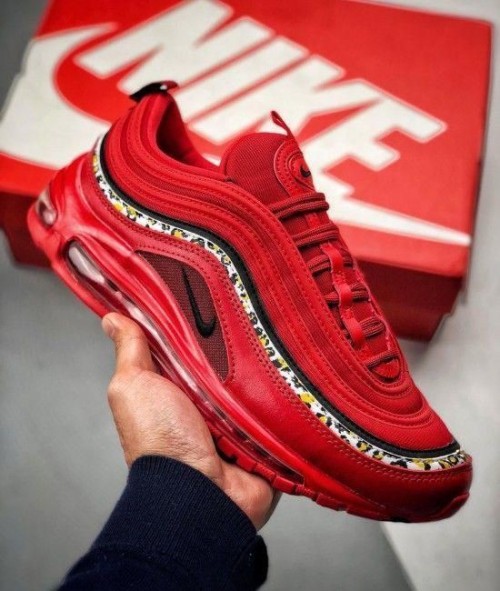 nike 97 red leopard