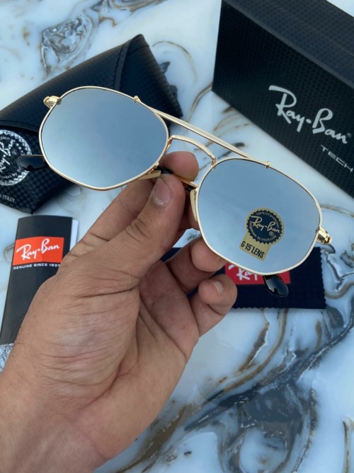 ray ban marshal silver