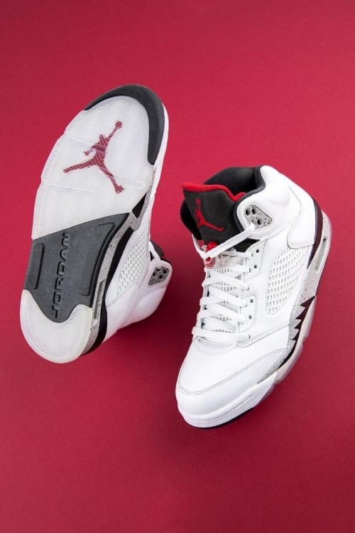 jordan retro 5 white cement