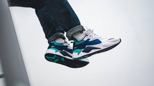 puma rsx white galaxy blue