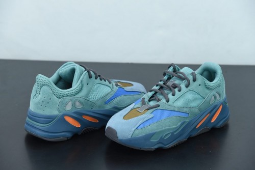 adidas gazelle silver green womens Adidas x Yeezy 'Boost 700 Carbon Blue' Sneakers main image 1