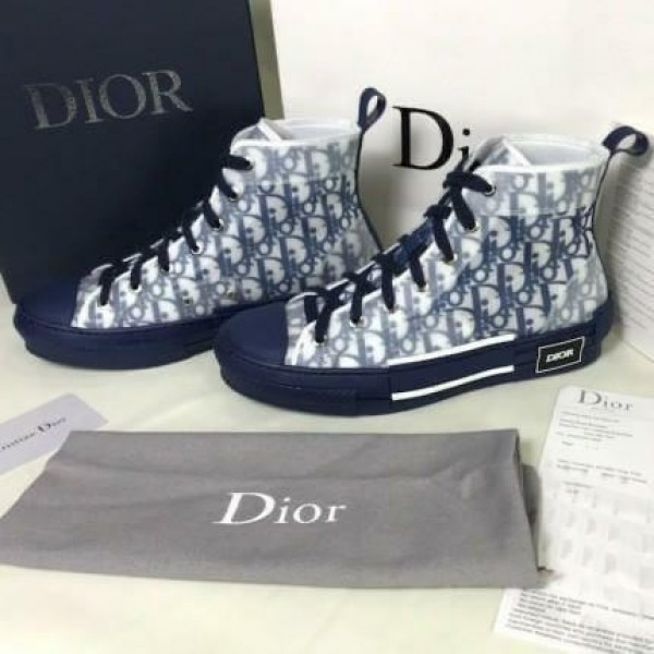 dior high tops blue
