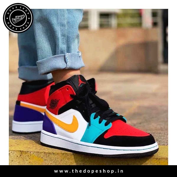 jordan 1 mid bred multi