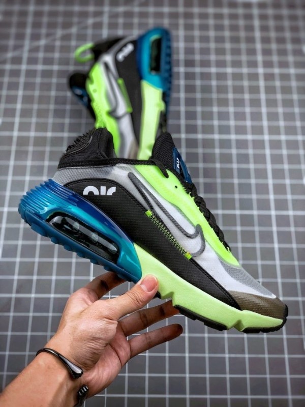air max 2090 white/black/volt/blue force