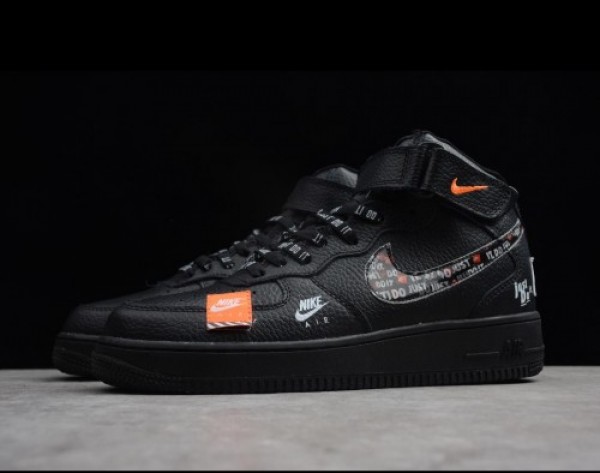 just do it air forces black