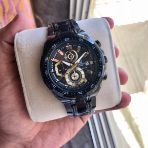 casio edifice efr 539 black gold
