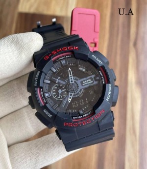g shock GA110 balck red