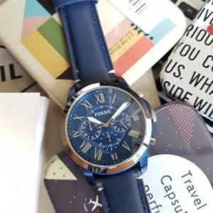 Fossil grant leather belt