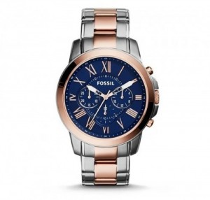 fossil grant steel case