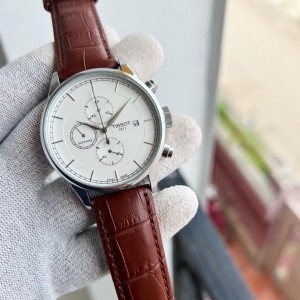 Tissot leather slim model