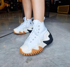 conver hike run star white for women