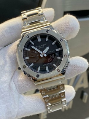 G shock ga2100 silver metal