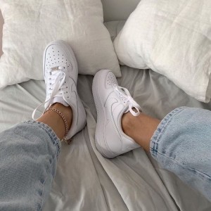 airforce 1 milky white leather for womens