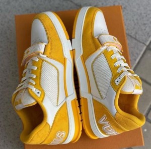 Louis Vuitton Lv Trainer Yellow White