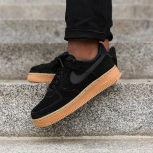 nikee airforce 07 black suede Fix