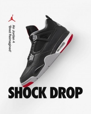 Air Jordan Retro 4 Reimagined Bred 