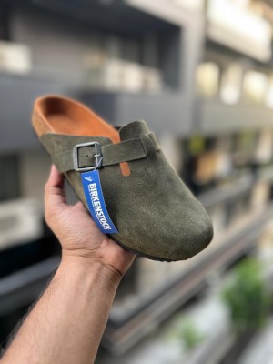 BIRKENSTOCK BOSTON OLIVE GREEN