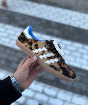 Adidaas Samba Nylon Wales bonner Dark Brown fixed