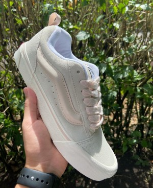 Vans Knu Skool sweet peach pink white shoes women s sneakers FIXED