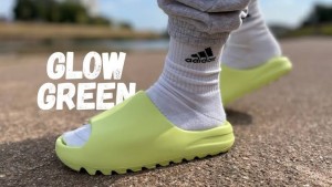 Adidass Yeezy Slide Green Glow UA Quality For Men s