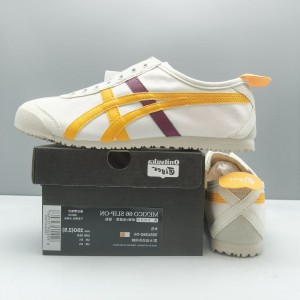 For Her ONITSUKA TIGER MEXICO 66 SLIP ON WHITE STRITUS Womens