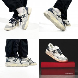 New Balance 550 White Grey Painted fixed