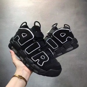 Nikee Air More Uptempo Black White