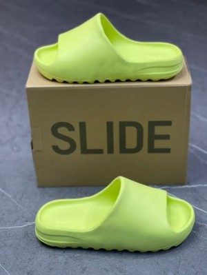 ADDIDAS yeezy slides green glow ua quality