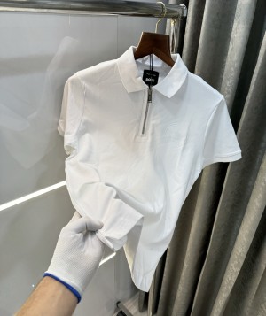 Hugo  Boss x Porsche White Classic Polo T-Shirt