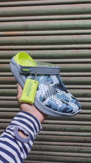 Crocss Army Camo Green