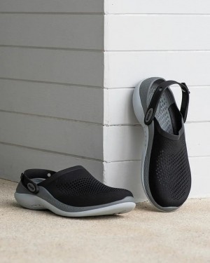 CROC.S .lite ride 360 clog black grey