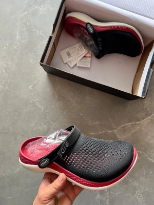 Crocss 360 literide black red white