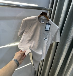 Tommy  Hilfiger Beige Printed Premium T-Shirt