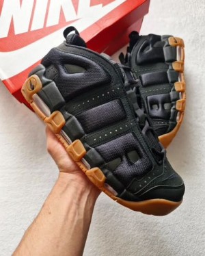 Nikee Air UpTempo Low Black Gum