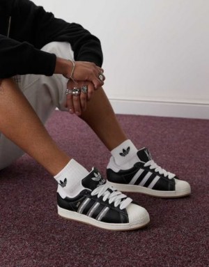 Adidass Superstar KoRn Black White