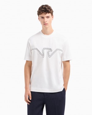 Emporio Arman i  Premium Interlock 240 GSM Fabric Round Neck T-Shirts SALE OFFER  1721