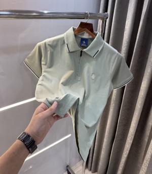 Ralph  Lauren Aqua Green Embroidery Logo Premium Polo T-Shirt