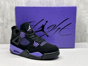 Nikee Air Jordan 4 Purple Thunder semi ua